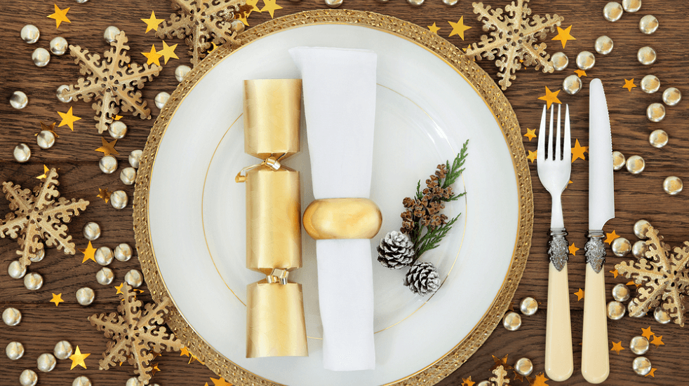 Christmas lunch decoration